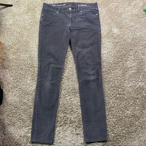 Gap 1969 Always Skinny Flint Gray Corduroy Pants 29 / 8